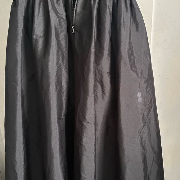 Vera Wang Women's Metallic Embroidered Mock Neck High Low Dress Size 14 - Picture 13 of 14